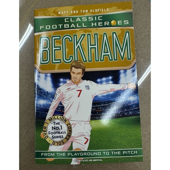 Classic Football Hereos Beckham by Mat & Tom Oldfield 1OLSB - Picture 1 of 1